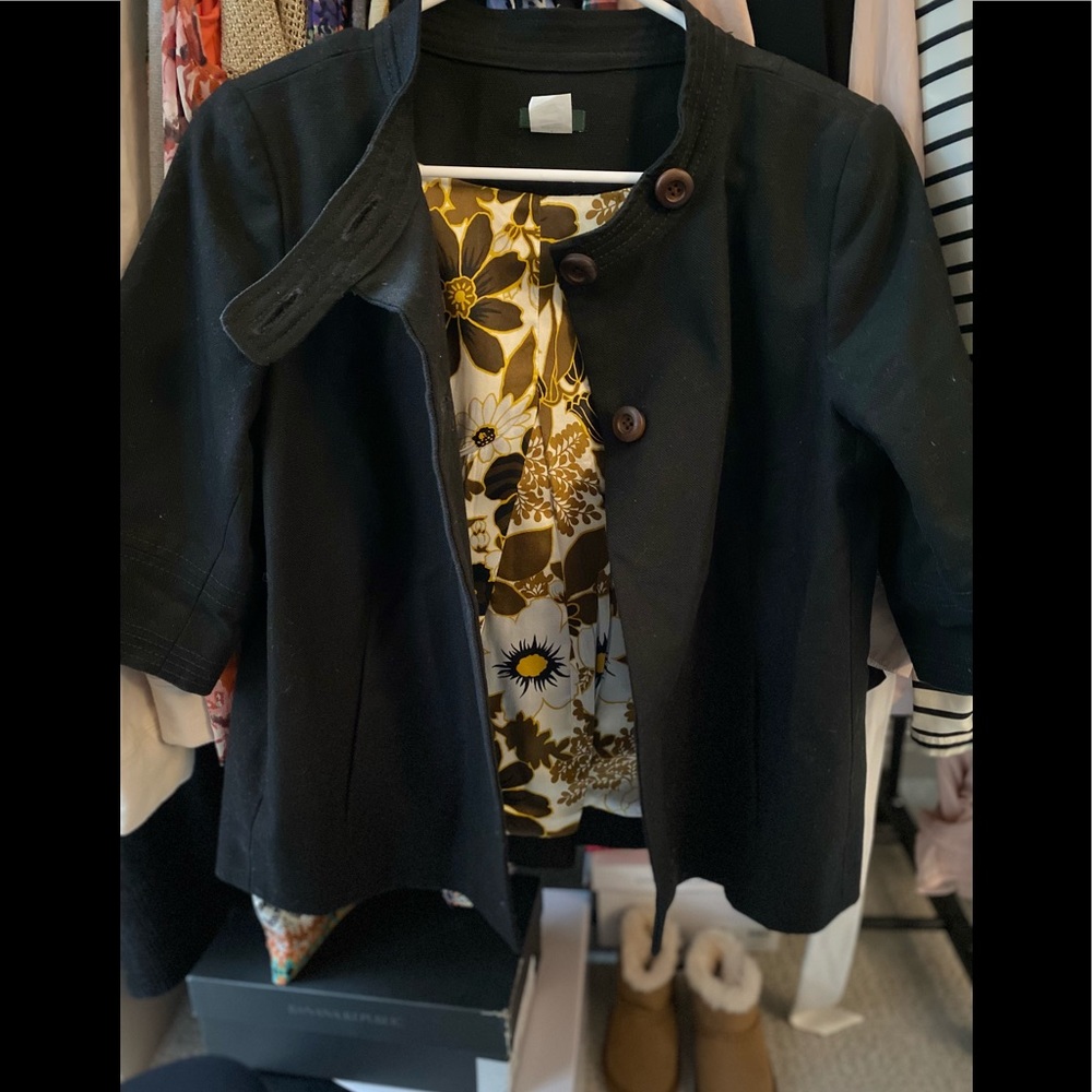 ✨🌷Black Twill Spring Jacket🌷✨
